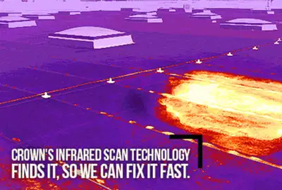 infrared scan for leak detection on Toronto building