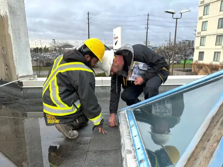 Crown Industrial Roofing commercial flat roofing work