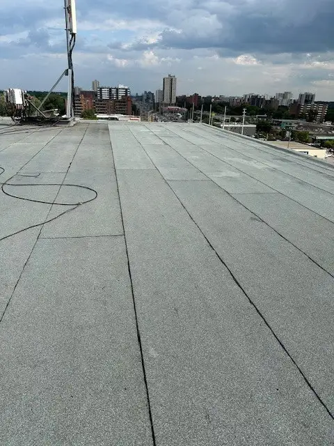 Commercial flat roofing project in Markham/Thornhill, ON