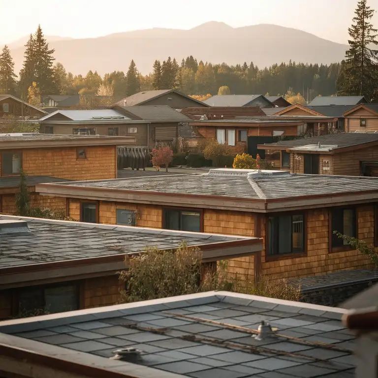 types of flat roofing