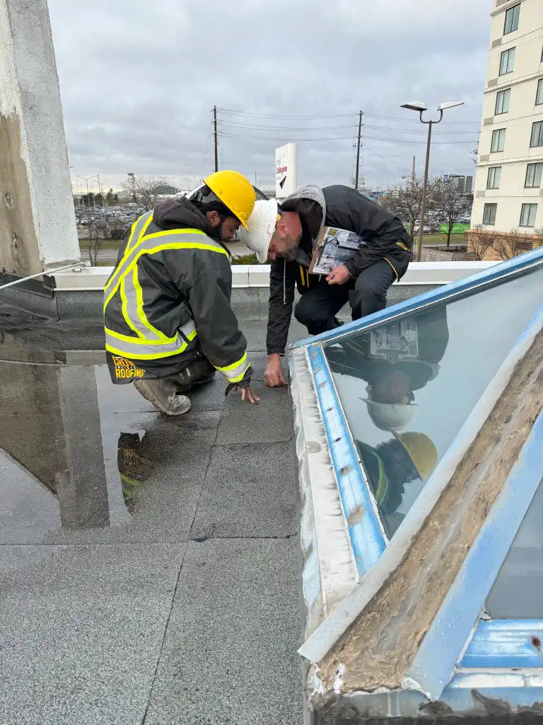 Crown Industrial Roofing commercial flat roofing work