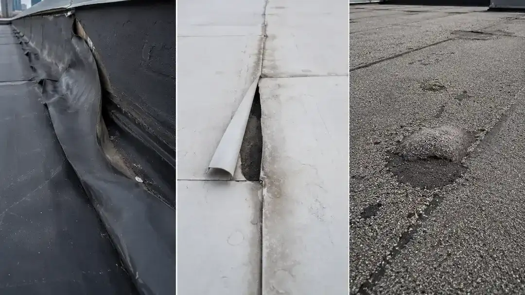 common flat roof problems Toronto commercial buildings