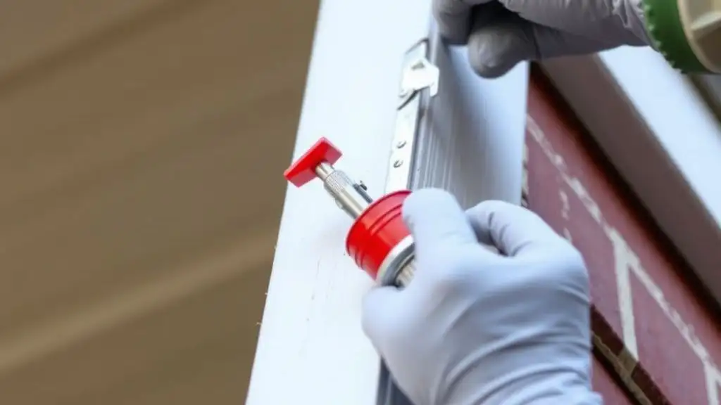 caulking a building envelope