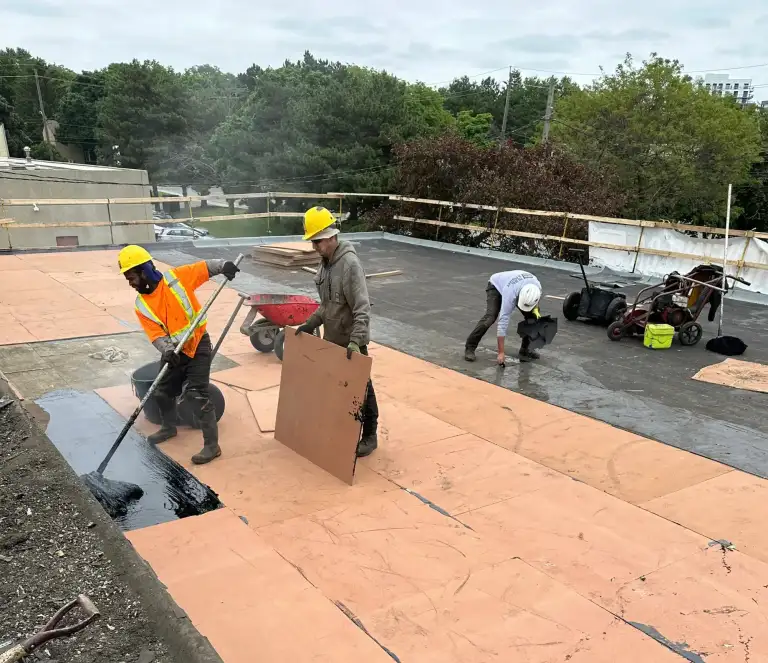 Crown Industrial Roofing commercial flat roofing work