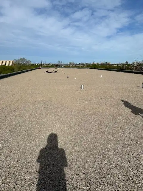 Commercial flat roofing project in Toronto, ON